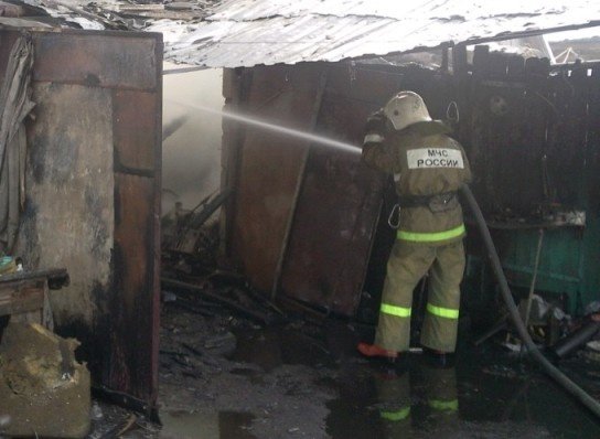 Пожар в Борисоглебском городском округе