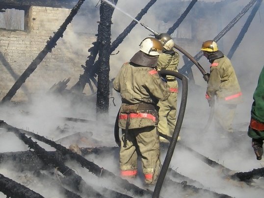 Пожар в Борисоглебском городском округе